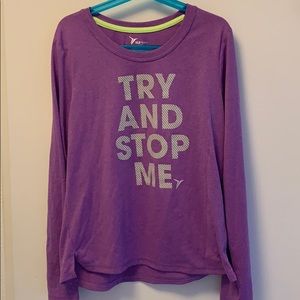 Old navy active Try and stop me shirt